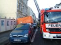 Einsatz Feuerwehr SEK Polizei Koeln Nippes Merheimerstr P054